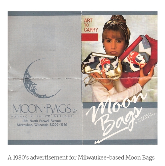 VTG Patricia Smith 1980 Needlepoint Moon Bag With Handpainted Lacquered Flap - Picture 15 of 15